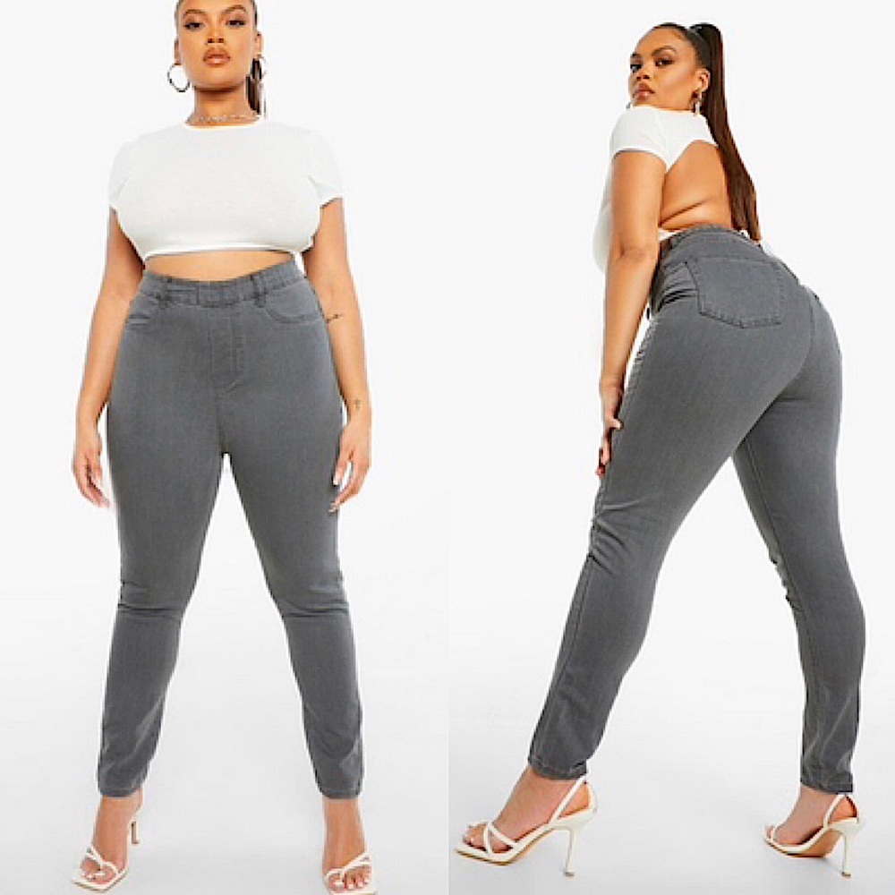 Boohoo Dark Denim Jegging